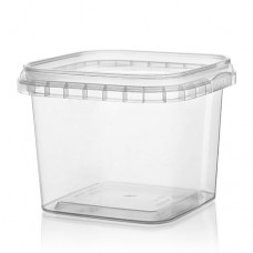 360ml Square Tamper evident containers and lids