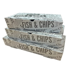 Fish & chip box medium