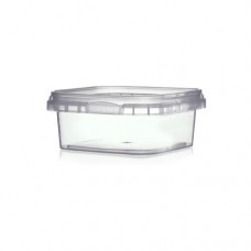 185ml Square Tamper Evident Containers And Lids