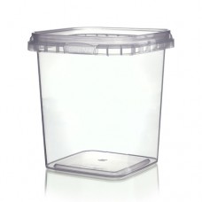 520ml Square Tamper evident containers and lids